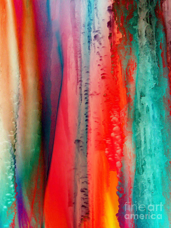 Ice Curtain Digital Art by Klara Acel