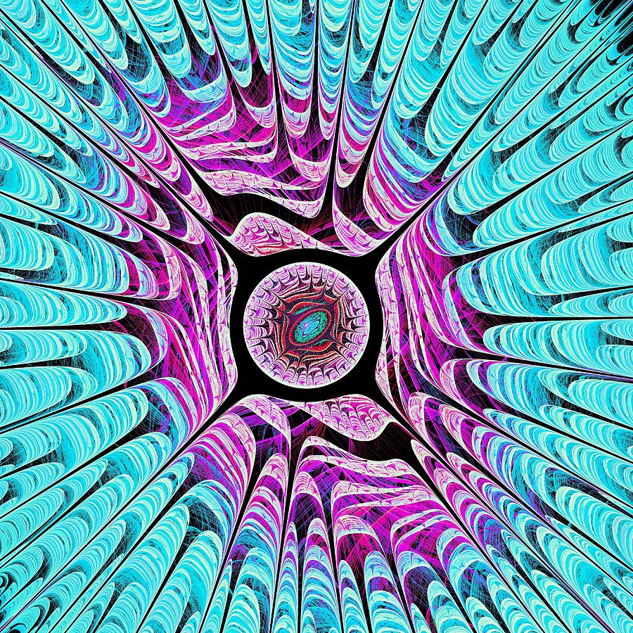 Ice Dragon Eye Digital Art by Anastasiya Malakhova