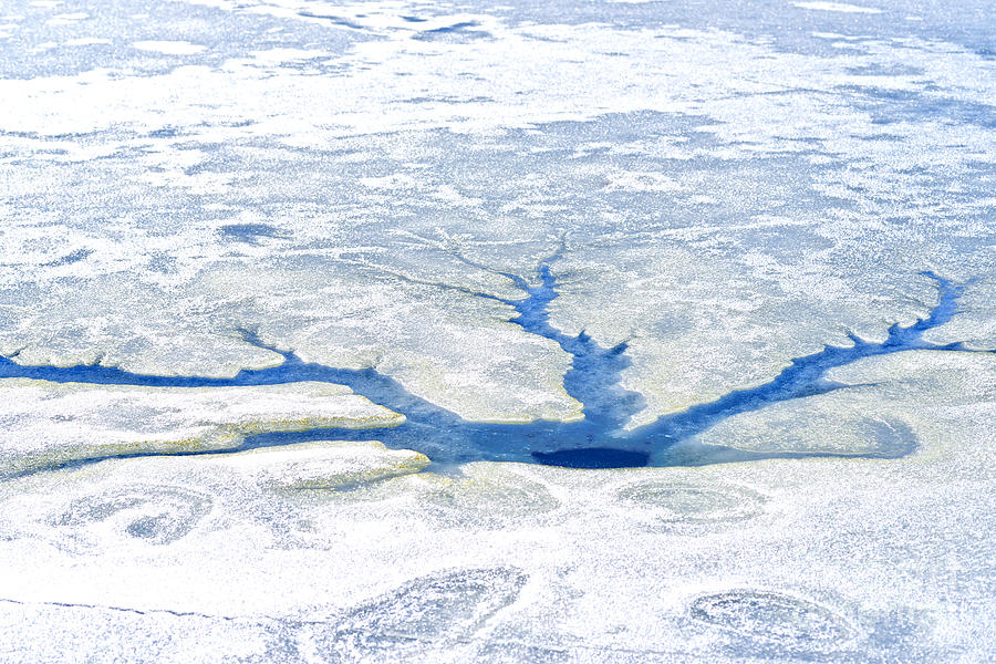 Ice Fracture Photograph by Thomas R Fletcher