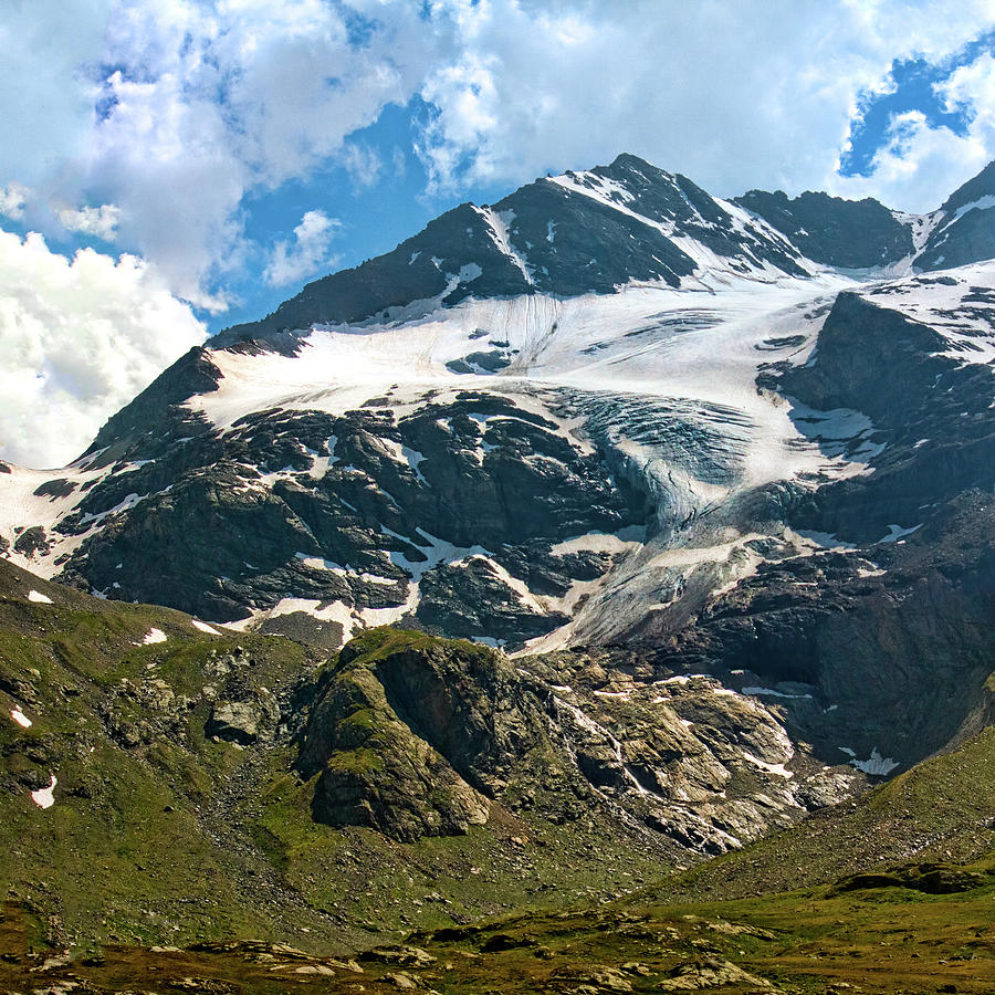 Ice Glacier Mountain Is Switzerland Photograph by Melinda Moore