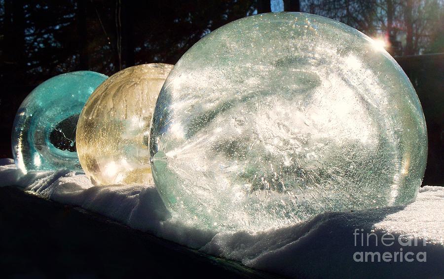 Ice Globes Photograph by Joy Nichols