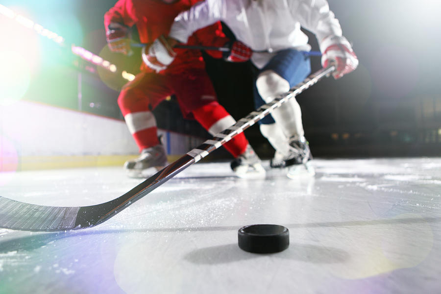 Ice hockey. Photograph by Gilaxia