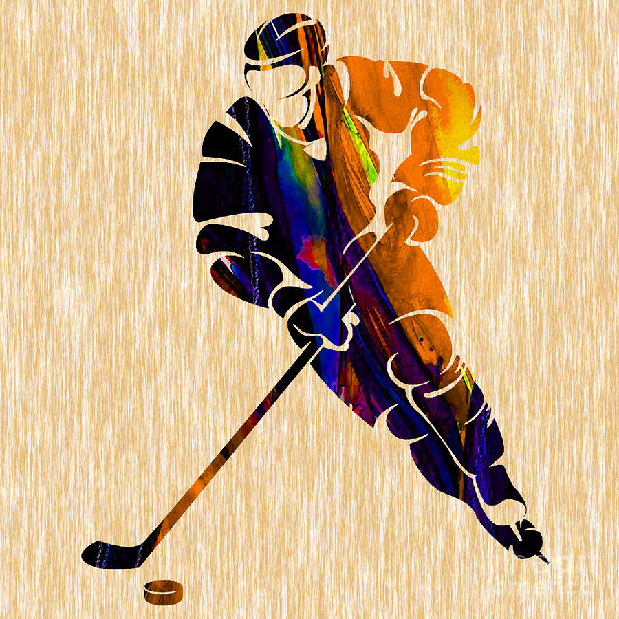 Ice Hockey Mixed Media by Marvin Blaine