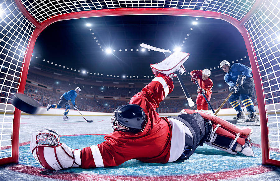 Ice Hockey Player Scoring Photograph by Dmytro Aksonov