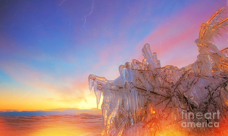 Ice On Fire Photograph by Charline Xia