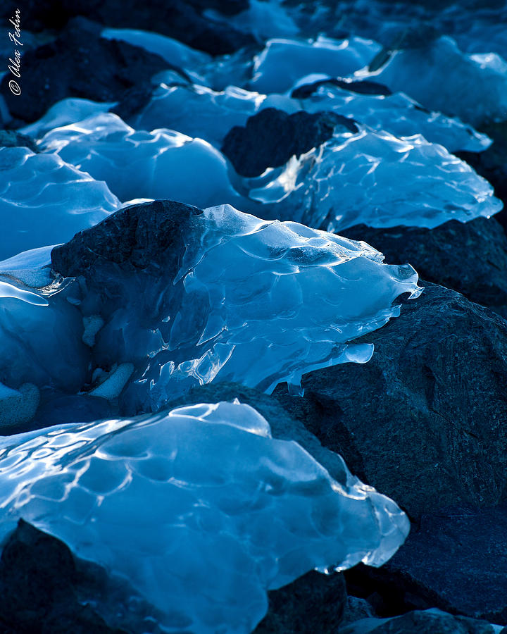 Ice Patches Photograph by Alexander Fedin