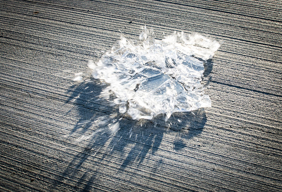 Ice Sheet Bursting Into Shards Photograph by Andreas Berthold