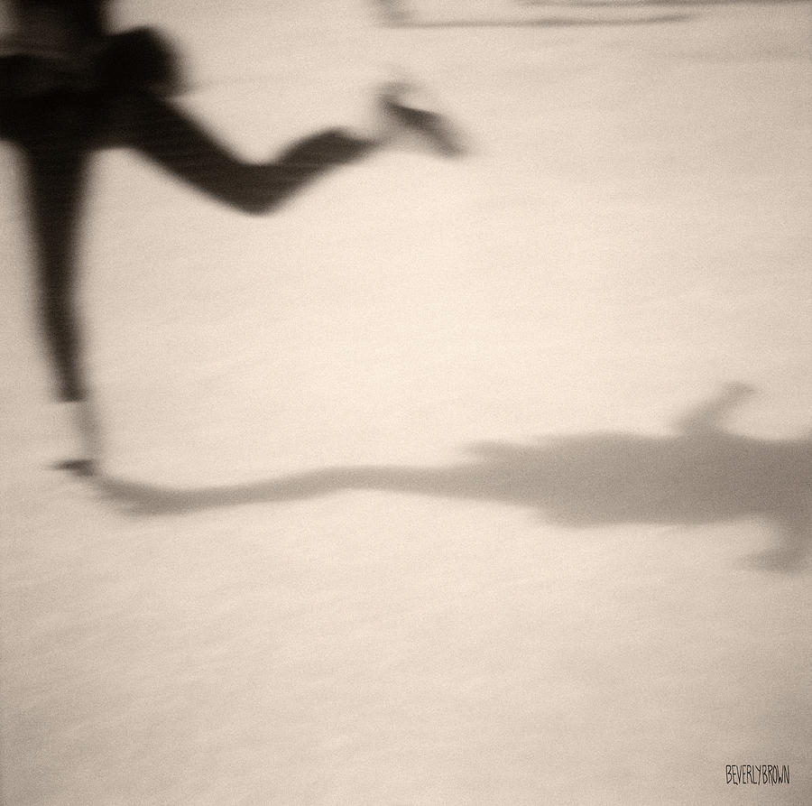 Central Park Photograph - Ice Skater by Beverly Brown