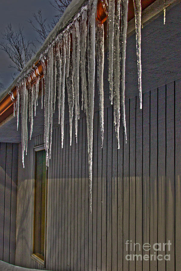 Ice Spears Photograph by Alan Look