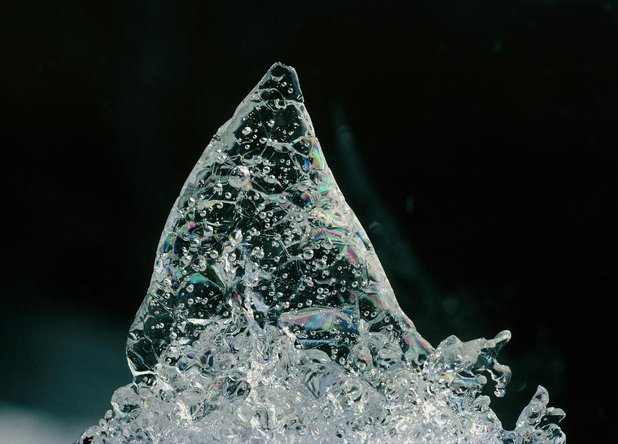 Ice Stalagmite Photograph by Perennou Nuridsany