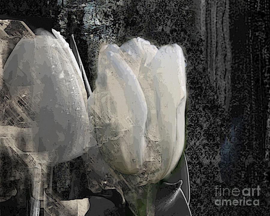 Tulip Painting - Ice Tulip  by Airton Sobreira
