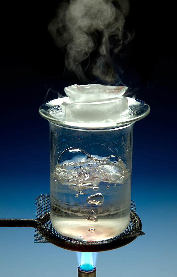 Ice, Water, Steam Photograph by Charles D. Winters
