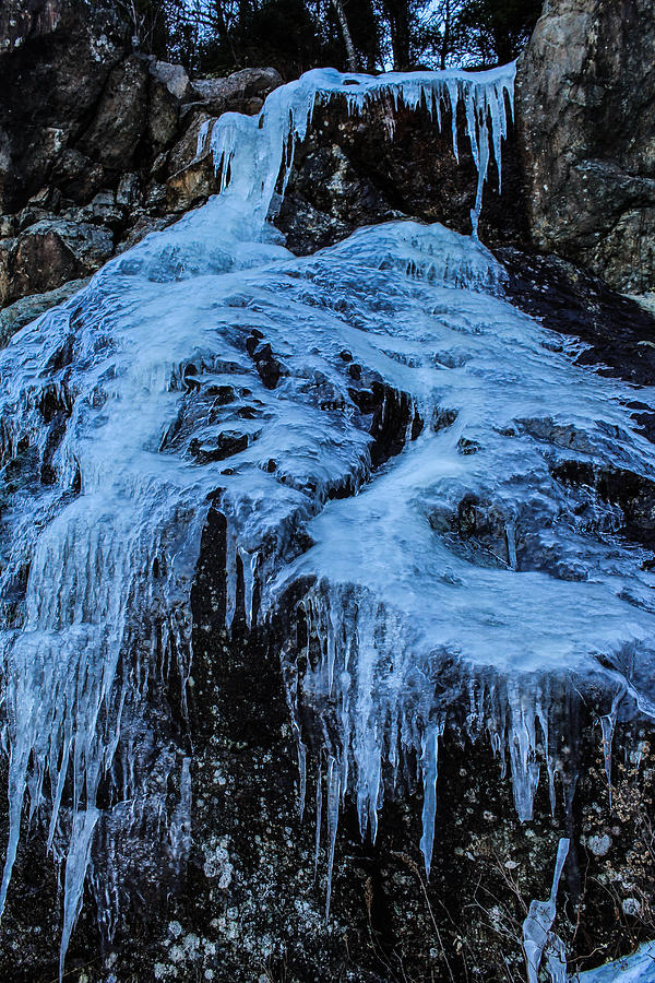 Ice Photograph - Ice Waterfall by Julien Boutin