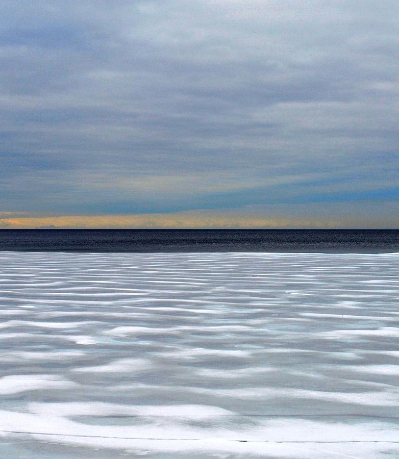 Ice Wind - Pattern - Canada Photograph by Jeremy Hall