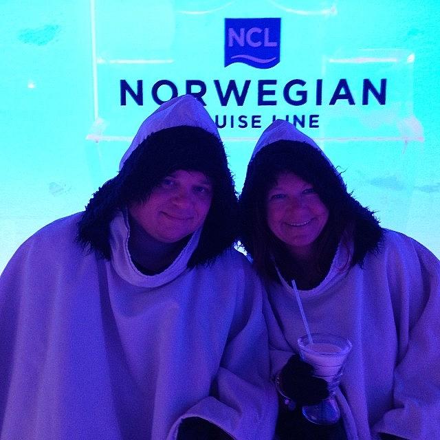 Icebar Photograph - #icebar #norwegianepic by Steven Griffin