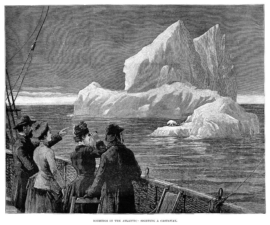Iceberg, 1887 Painting by Granger