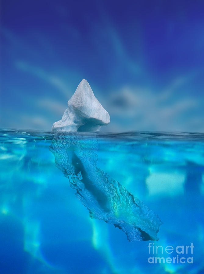 California Photograph - Iceberg California by Mike Agliolo