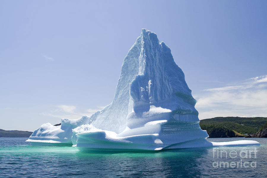 Iceberg Canada Photograph by Liz Leyden