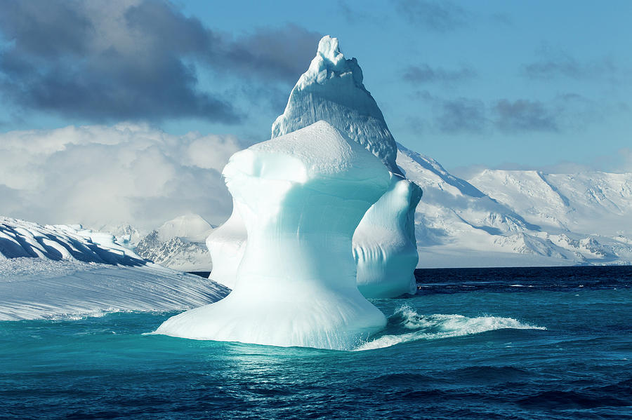 Iceberg, Deception Island, Antarctica Photograph by Paul Souders