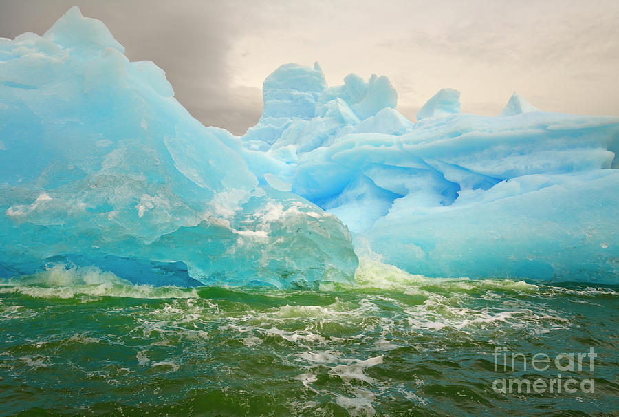 Iceberg Floating At Sea Photograph by Yva Momatiuk John Eastcott