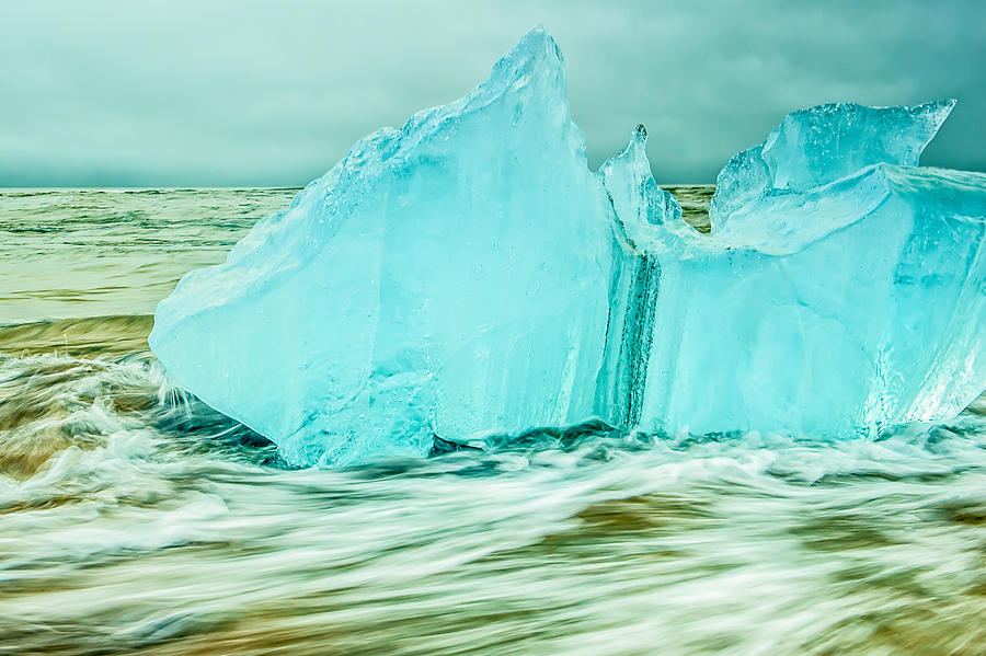 Nature Photograph - Iceberg flow by Greg Wyatt