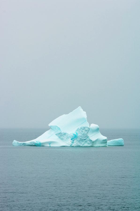Iceberg In Fog Photograph by David Nunuk/science Photo Library
