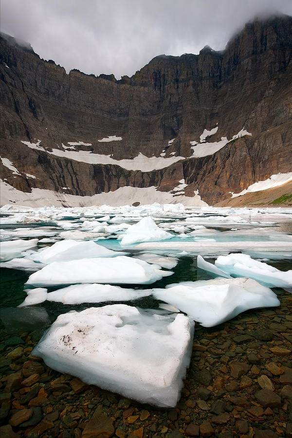 Iceberg Lake Photograph by Aaron Whittemore