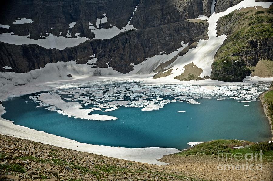Iceberg Lake Photograph by Cassie Marie Photography