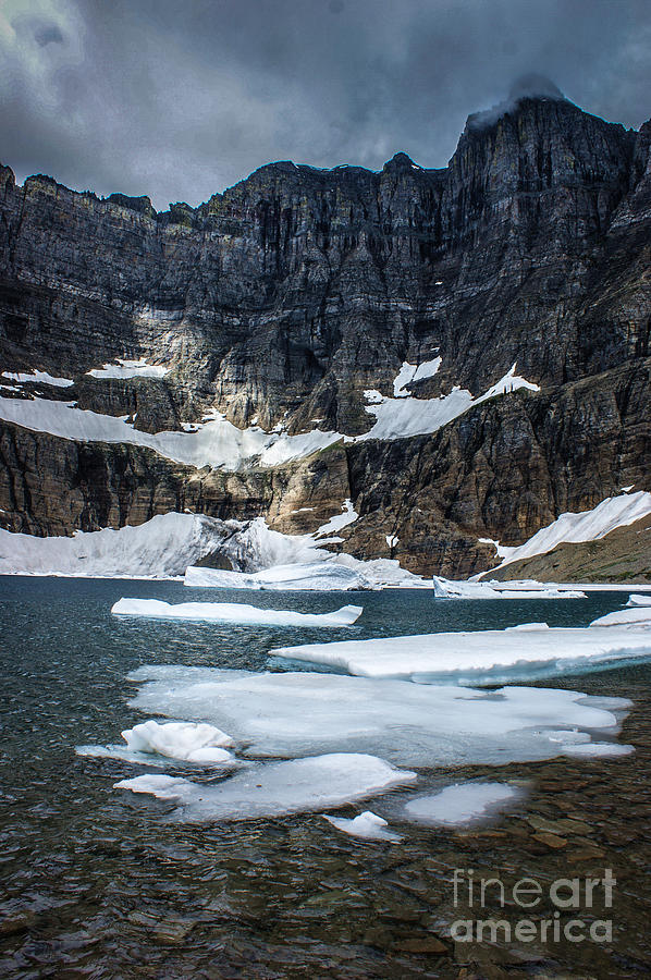 Iceberg Lake Photograph by Jim McCain