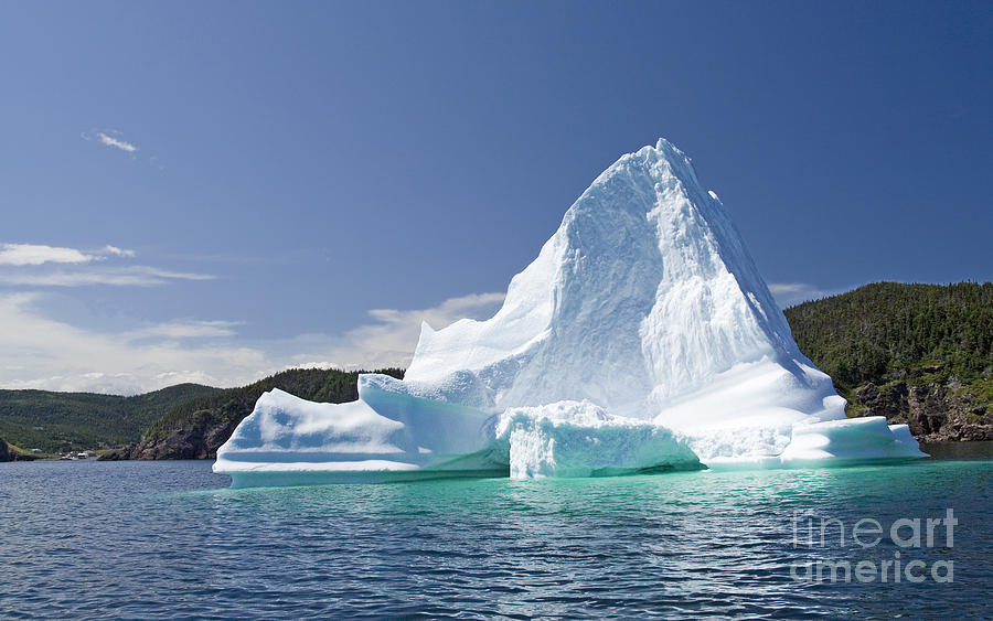 Iceberg Newfoundland Canada Photograph by Liz Leyden