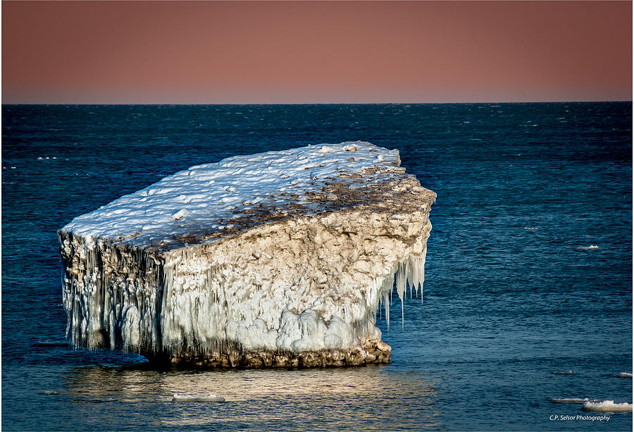 Iceberg on Lake Michigan Photograph by Clyde Selsor Fine Art America