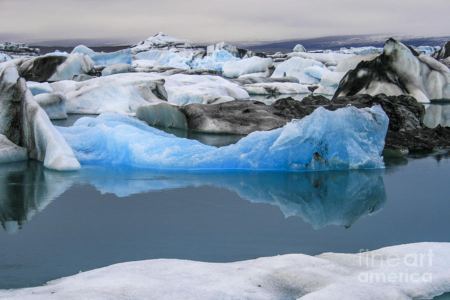 Iceberg In Blue Photograph