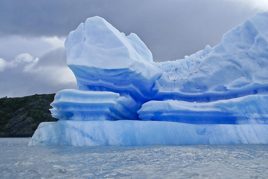 Iceberg Sculpture Photograph by Michele Burgess