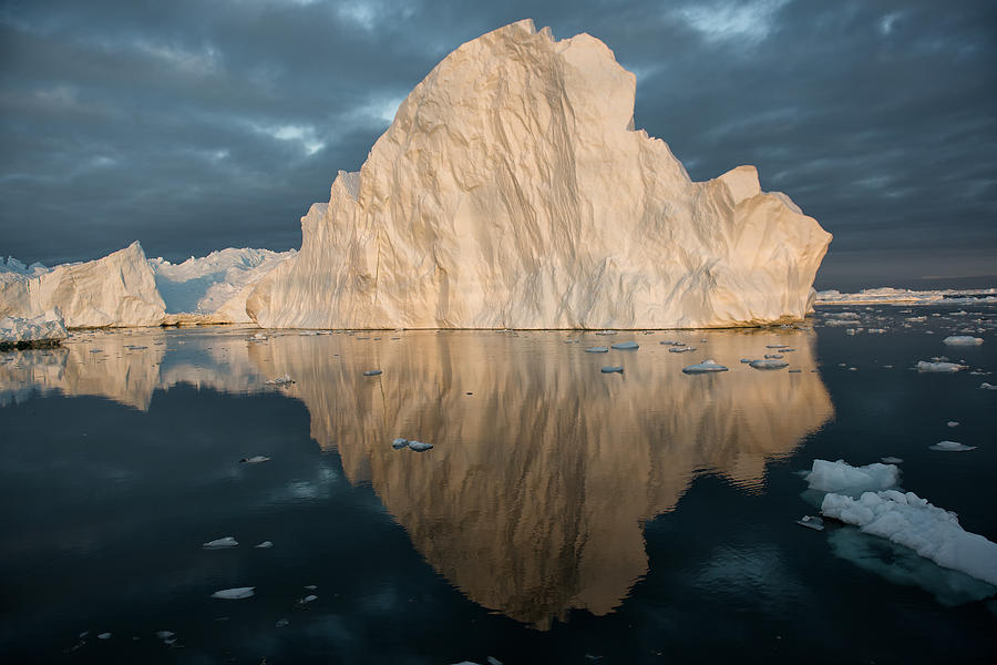 Iceberg Sunset Photograph by Photo By Gerhard Rasi
