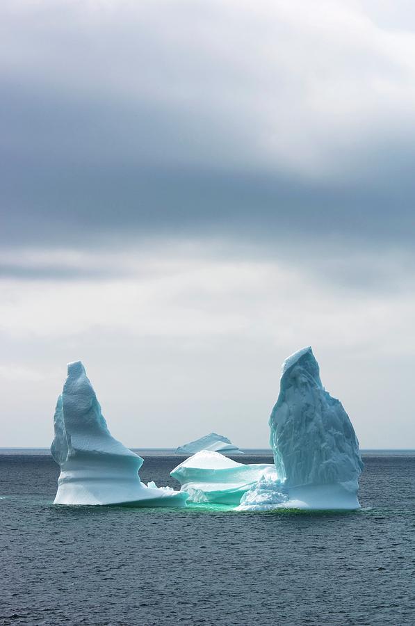 Icebergs Photograph by David Nunuk/science Photo Library