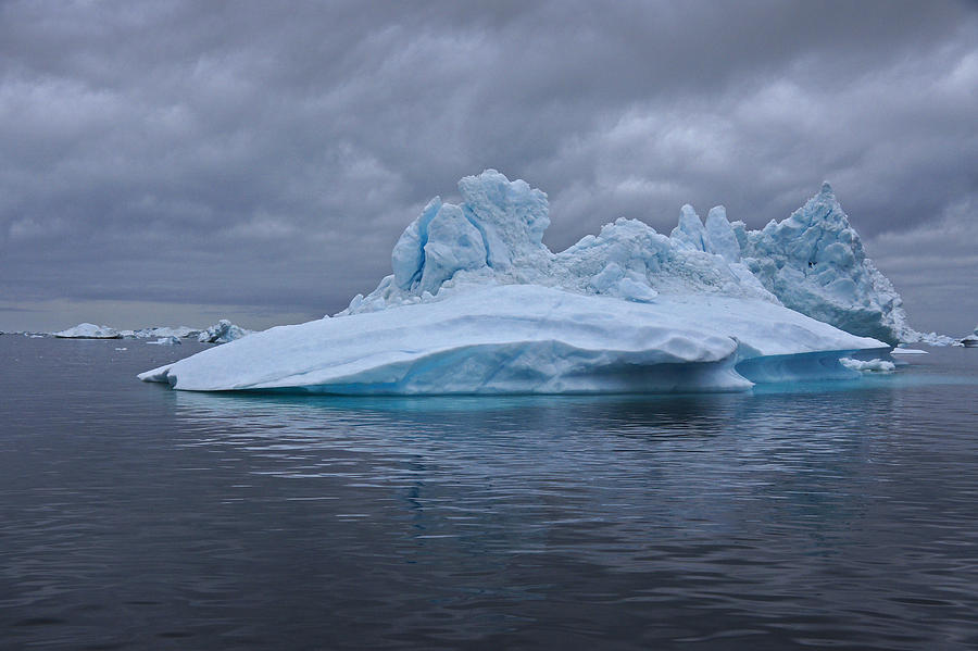 Icebergs in Blue No. 4 Photograph by Michele Burgess