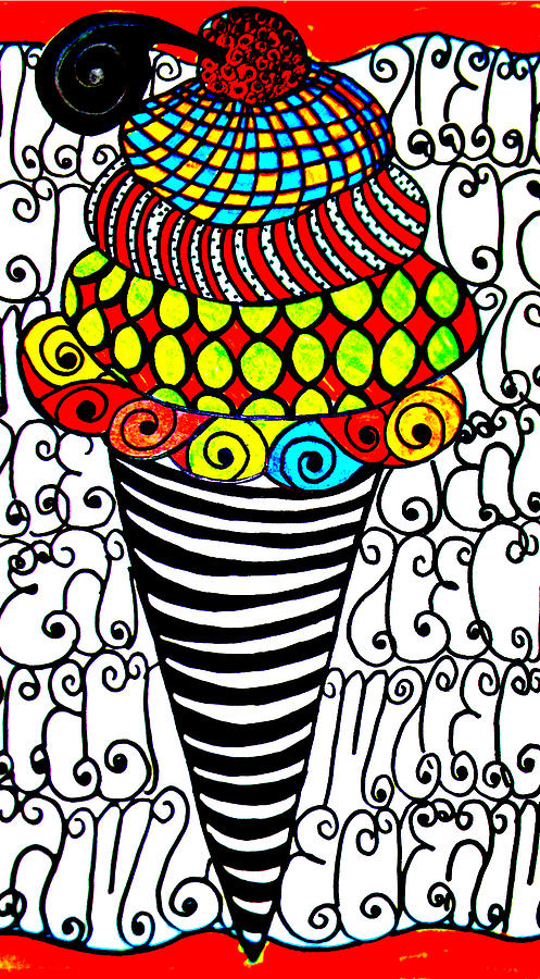 Icecreamforpattern Drawing by Amy Carruth-Drum - Fine Art America