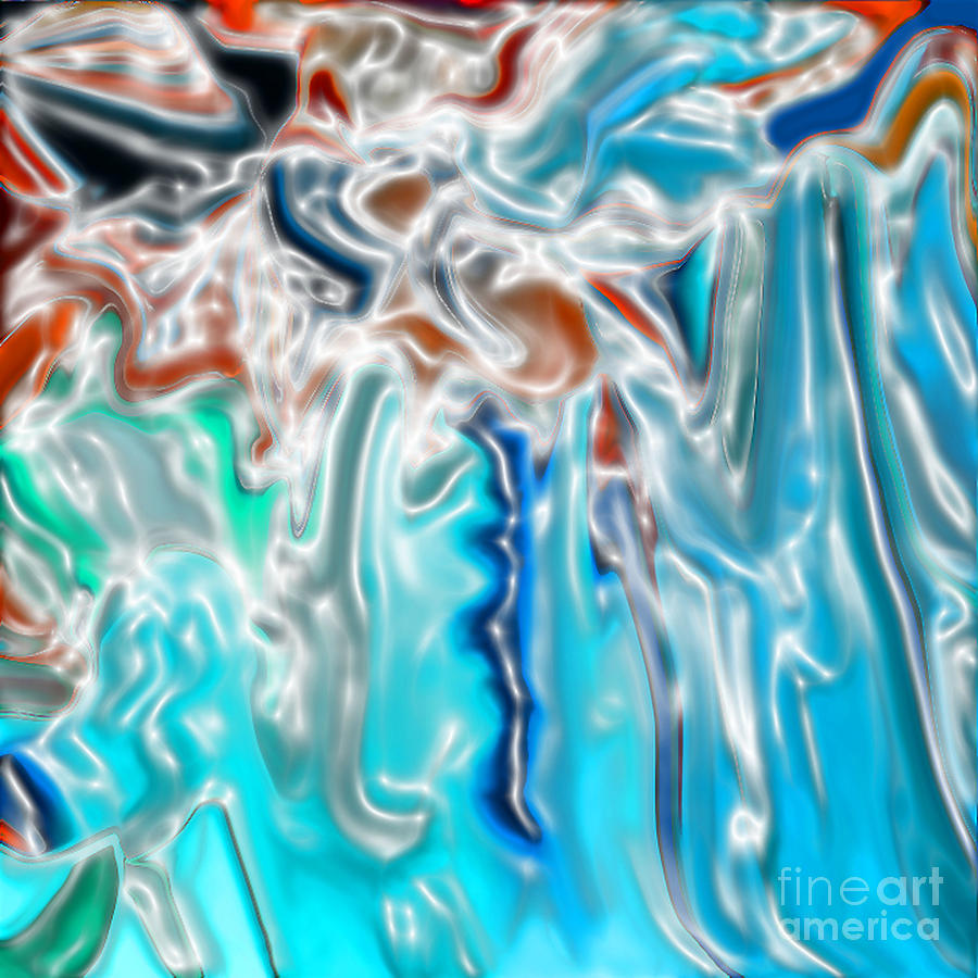 Iced Colors Digital Art by Gayle Price Thomas