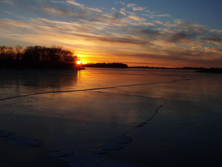 Iced Photograph by James Peterson