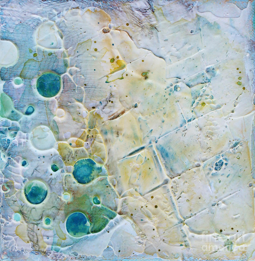 Iced Texture 2 Painting by Phyllis Howard