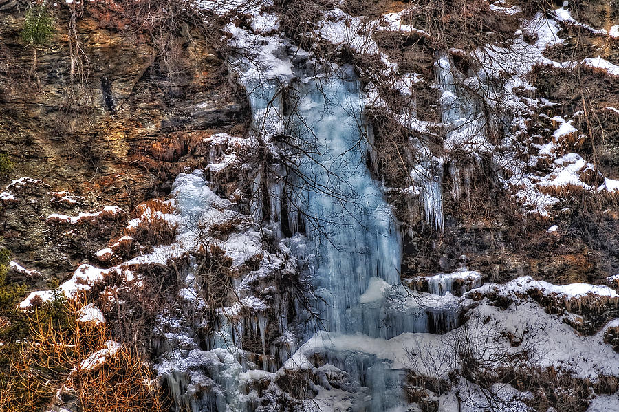 Icefall Photograph by Roberto Pagani