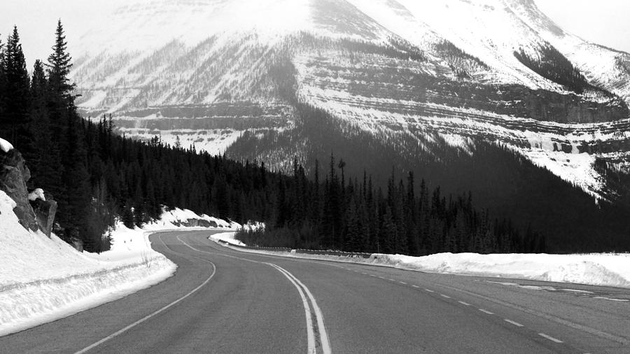 Icefields Parkway in Winter Photograph by Daniel Woodrum