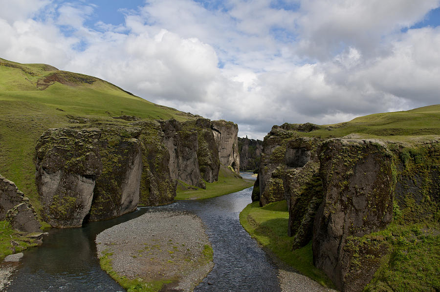 Iceland Canyon Photograph by Brian Kamprath