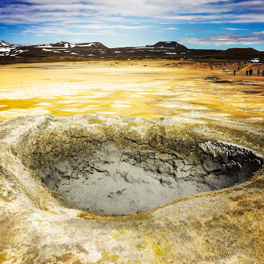 Nature Photograph - Iceland geothermal area Hverir Namaskard by Matthias Hauser