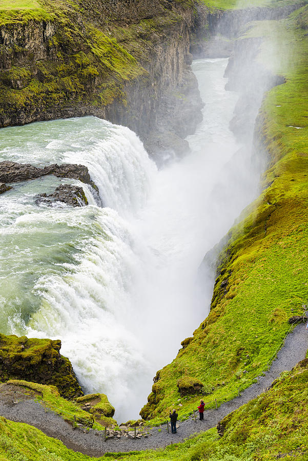 Iceland Gullfoss Waterfall Photograph
