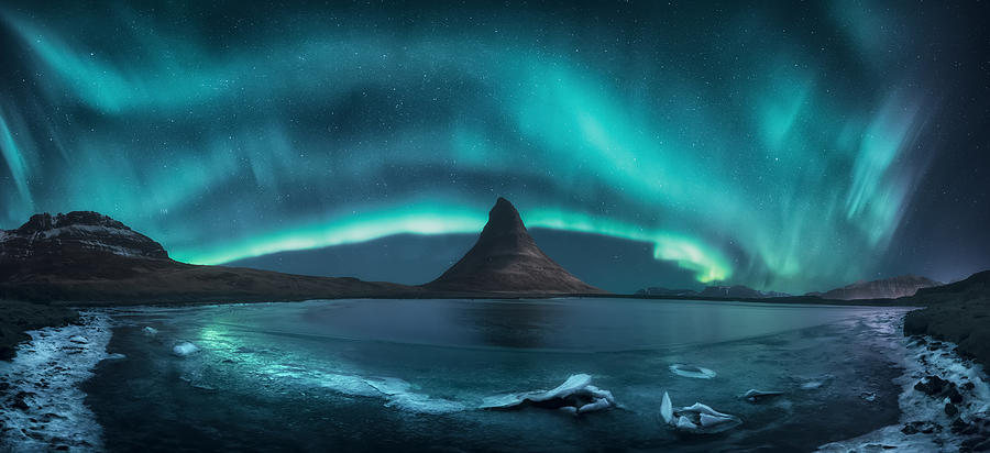 Iceland Northern Lights Photograph by Carlos Fernandez