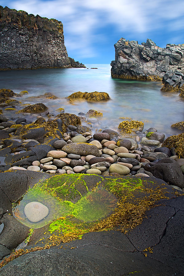 Iceland rocky coast landscape Photograph by Dirk Ercken