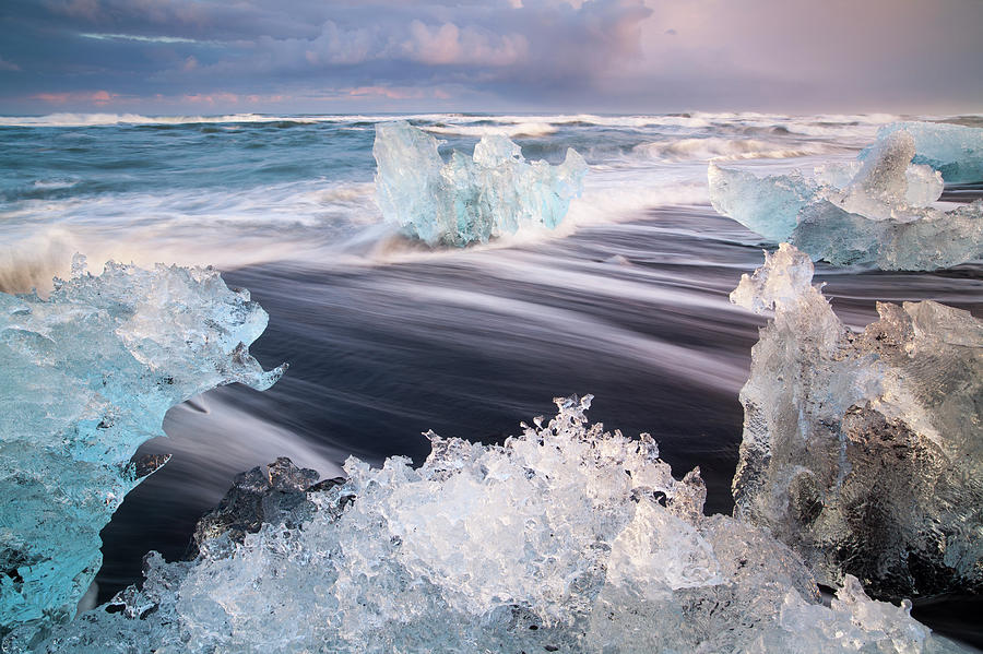 Iceland, Skaftafell, Jokulsarlon Photograph by Travelpix Ltd Iceland, Skaftafell, Jokulsarlon Photograph by Travelpix Ltd