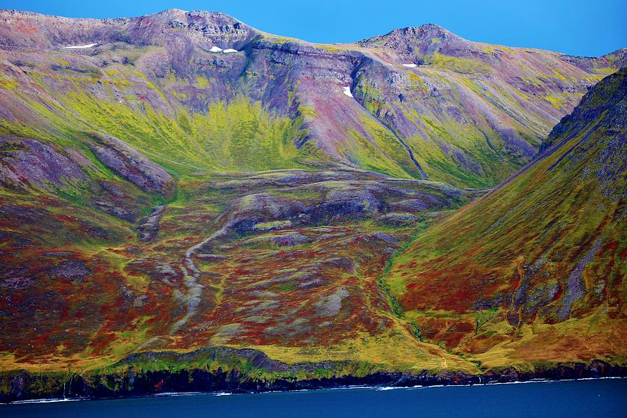 Fall Photograph - Icelandic Autumn Fjordland by David Broome