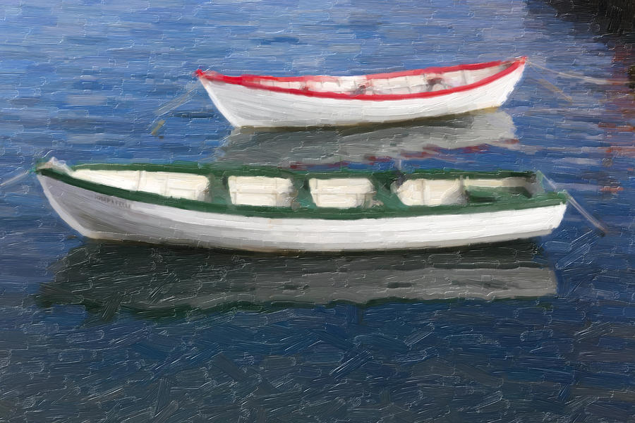 Icelandic Boats Painting